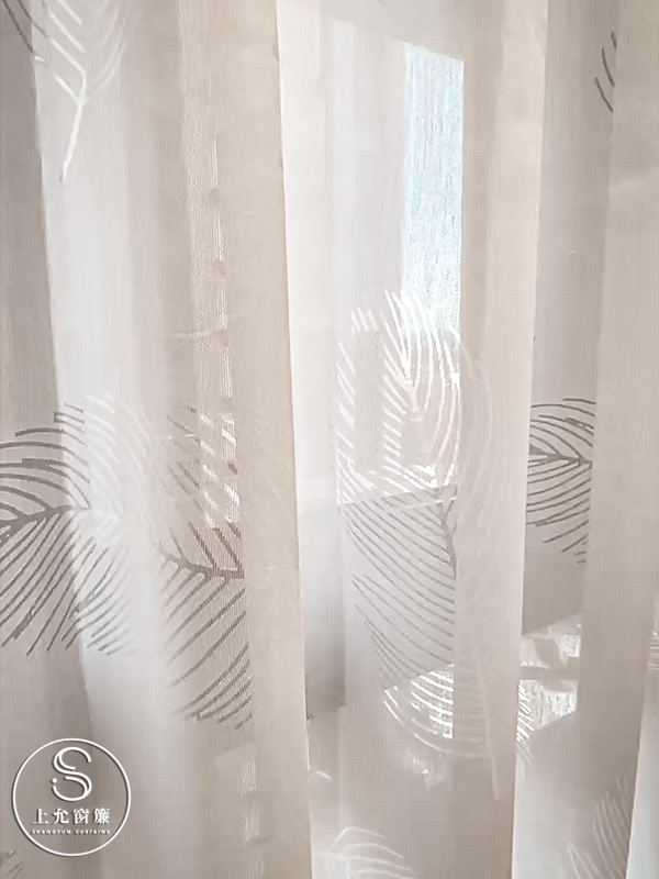 繡花布簾與紗簾｜打造臥室美學和功能兼具的獨特魅力｜上允窗簾-3