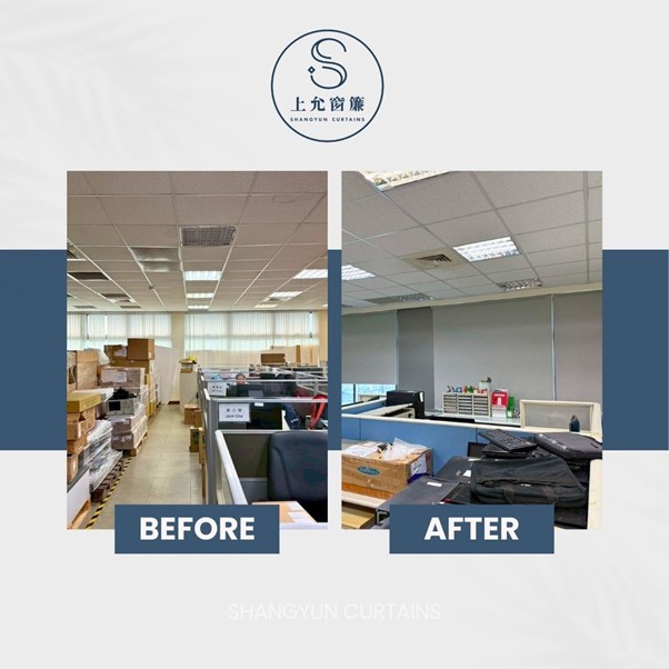 員工一致好評!遮光捲簾讓辦公室更舒適-3