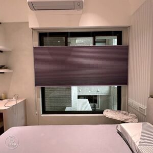 蜂巢簾×北歐風臥室：極簡中藏著柔光的浪漫-6