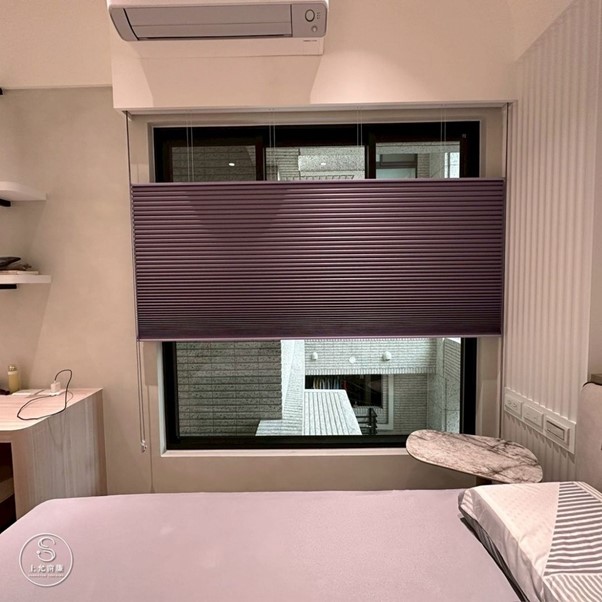 蜂巢簾×北歐風臥室：極簡中藏著柔光的浪漫-6