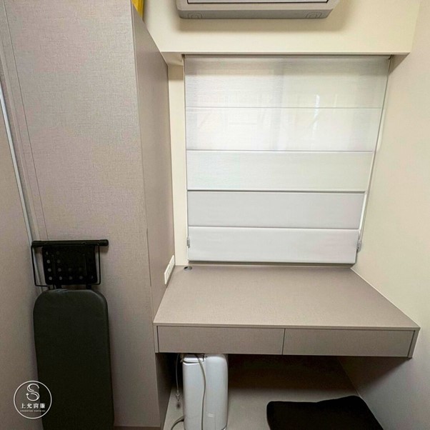 小房間救星：羅馬捲簾設計讓空間瞬間放大不壓迫-1