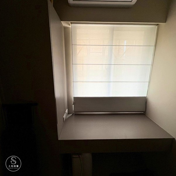 小房間救星：羅馬捲簾設計讓空間瞬間放大不壓迫-5